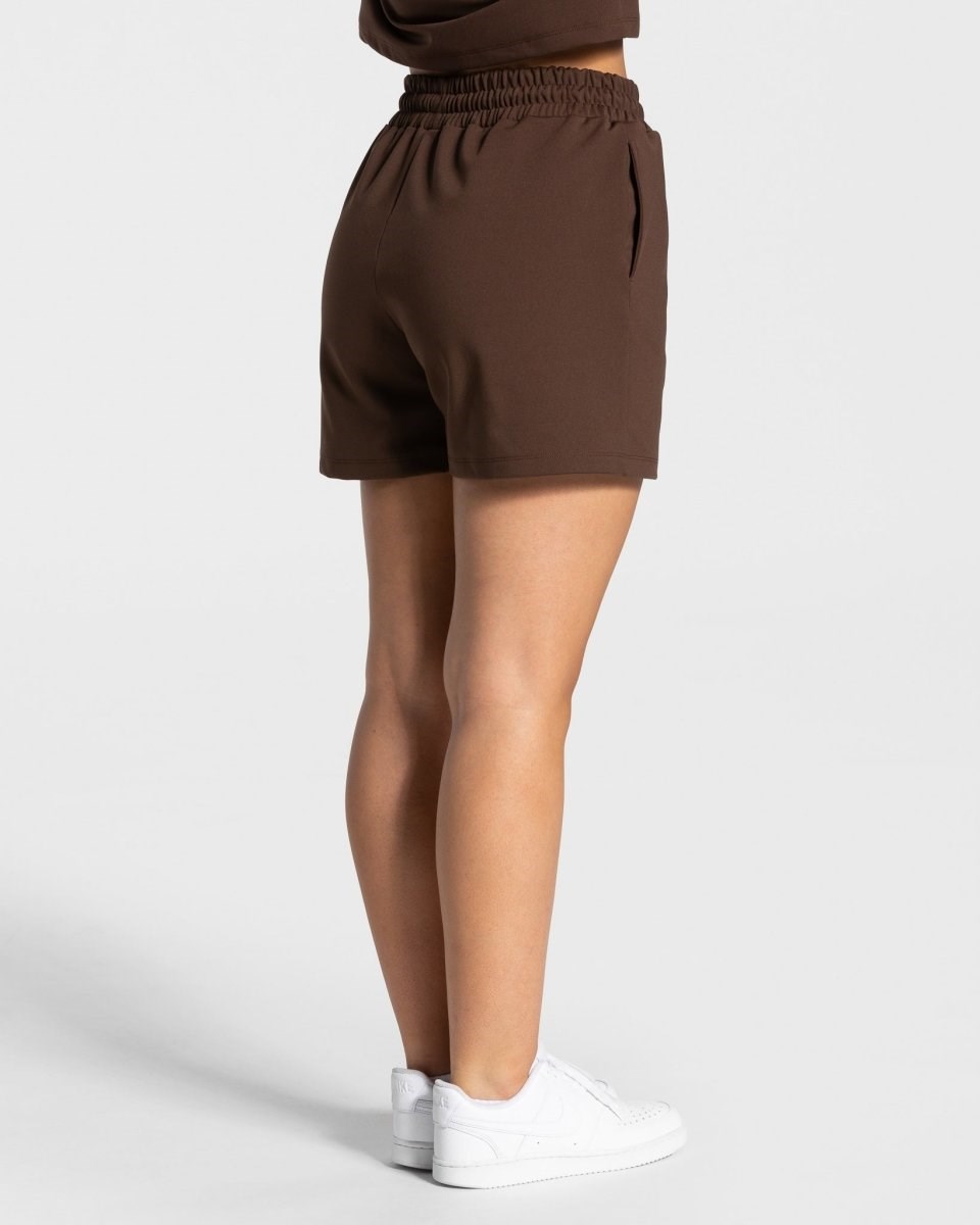 TEVEO Charming Oversized Shorts Braun | OTFM-47136