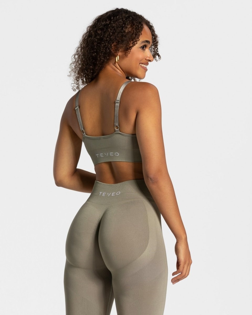 TEVEO Charming Scrunch Bh Hnědožlutý | FAGO-43269