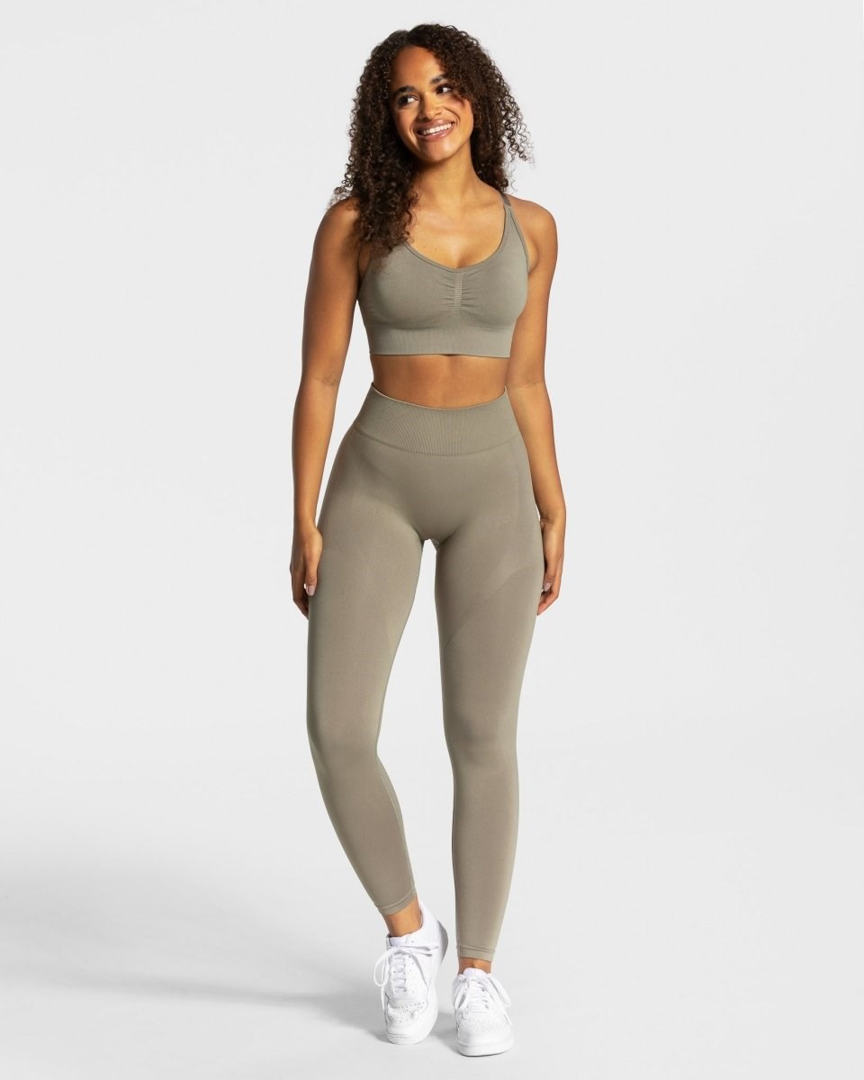 TEVEO Charming Scrunch Bh Hnědožlutý | FAGO-43269