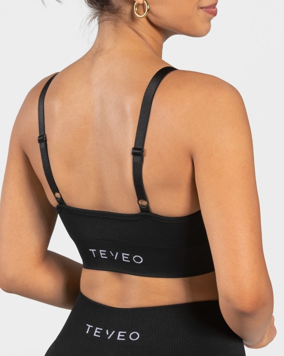 TEVEO Charming Scrunch Bh Černé | PJAC-05318