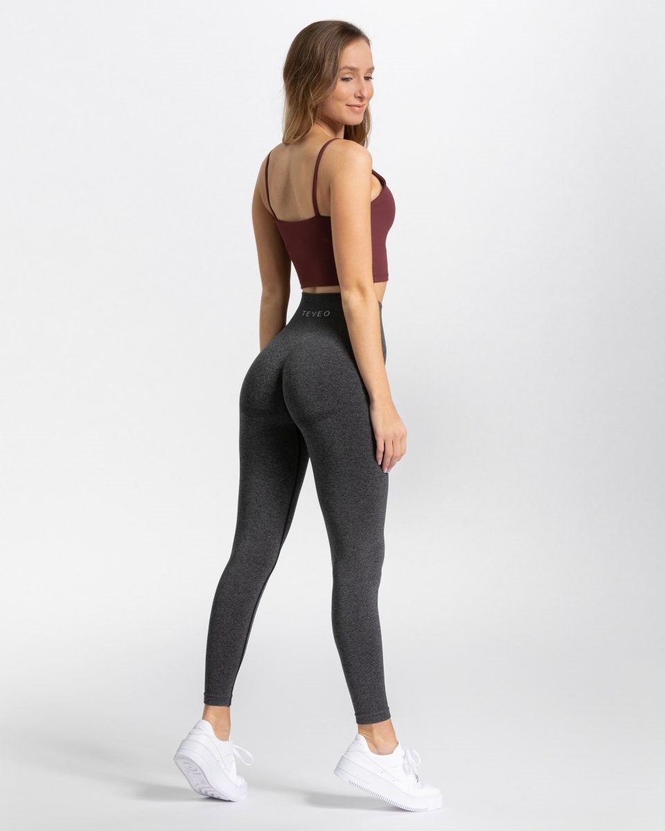 TEVEO Classy Leggings Tmavě Šedé | OEAI-36075