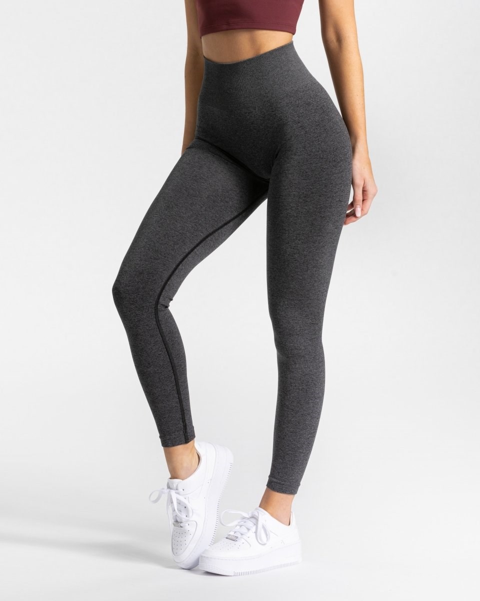 TEVEO Classy Leggings Tmavě Šedé | OEAI-36075