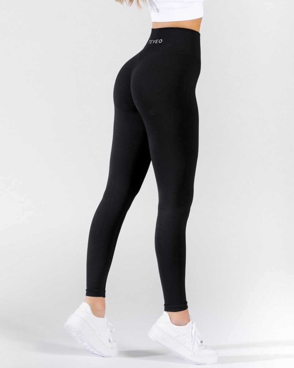 TEVEO Classy Leggings Černé | GBSU-48519