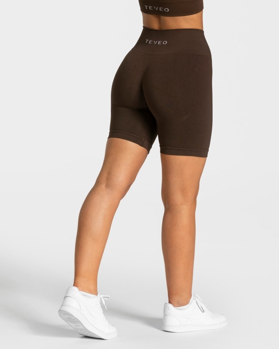 TEVEO Classy Shorts Tmavě Hnědé | OYUC-03241