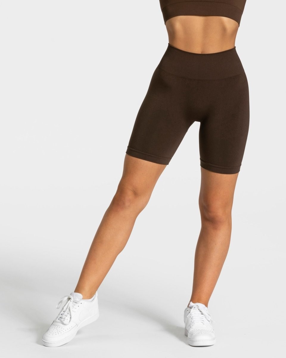 TEVEO Classy Shorts Tmavě Hnědé | OYUC-03241