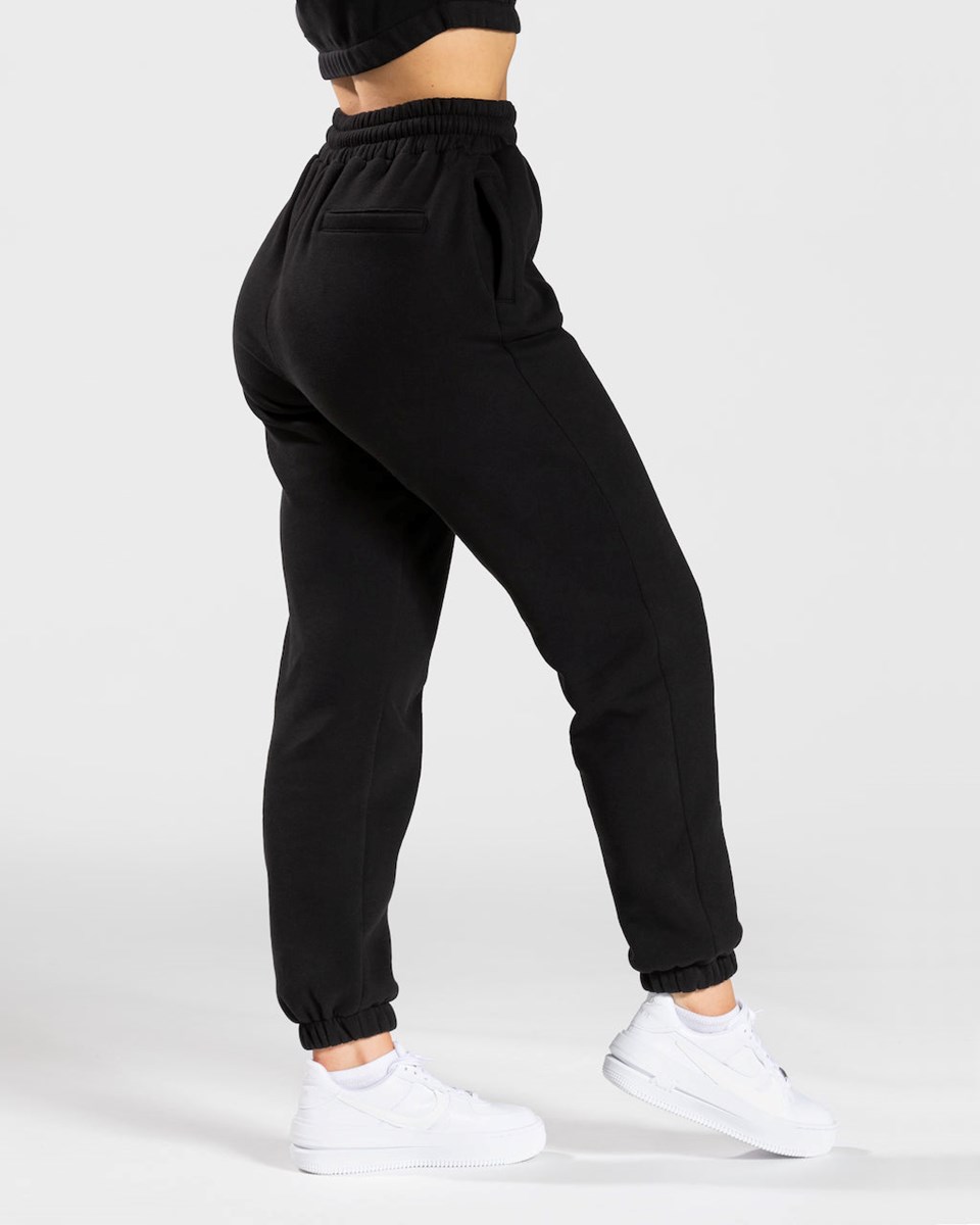 TEVEO College Oversized Jogger Černé | NAER-69184