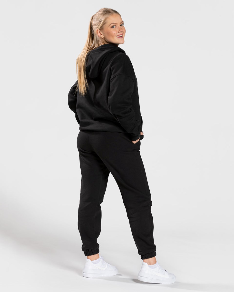 TEVEO College Oversized Jogger Černé | NAER-69184