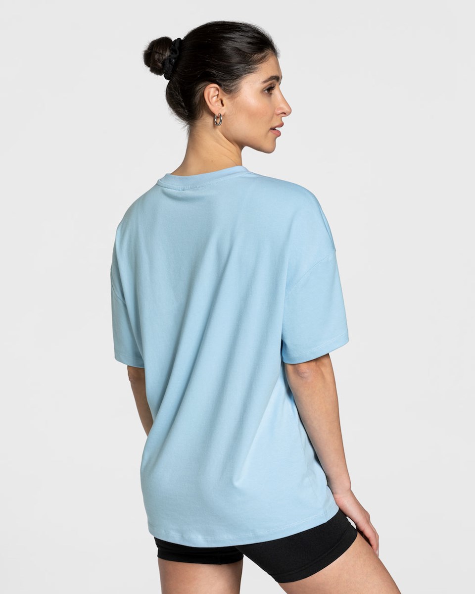 TEVEO College Oversized T-Shirt Blankyt | JLWQ-13820