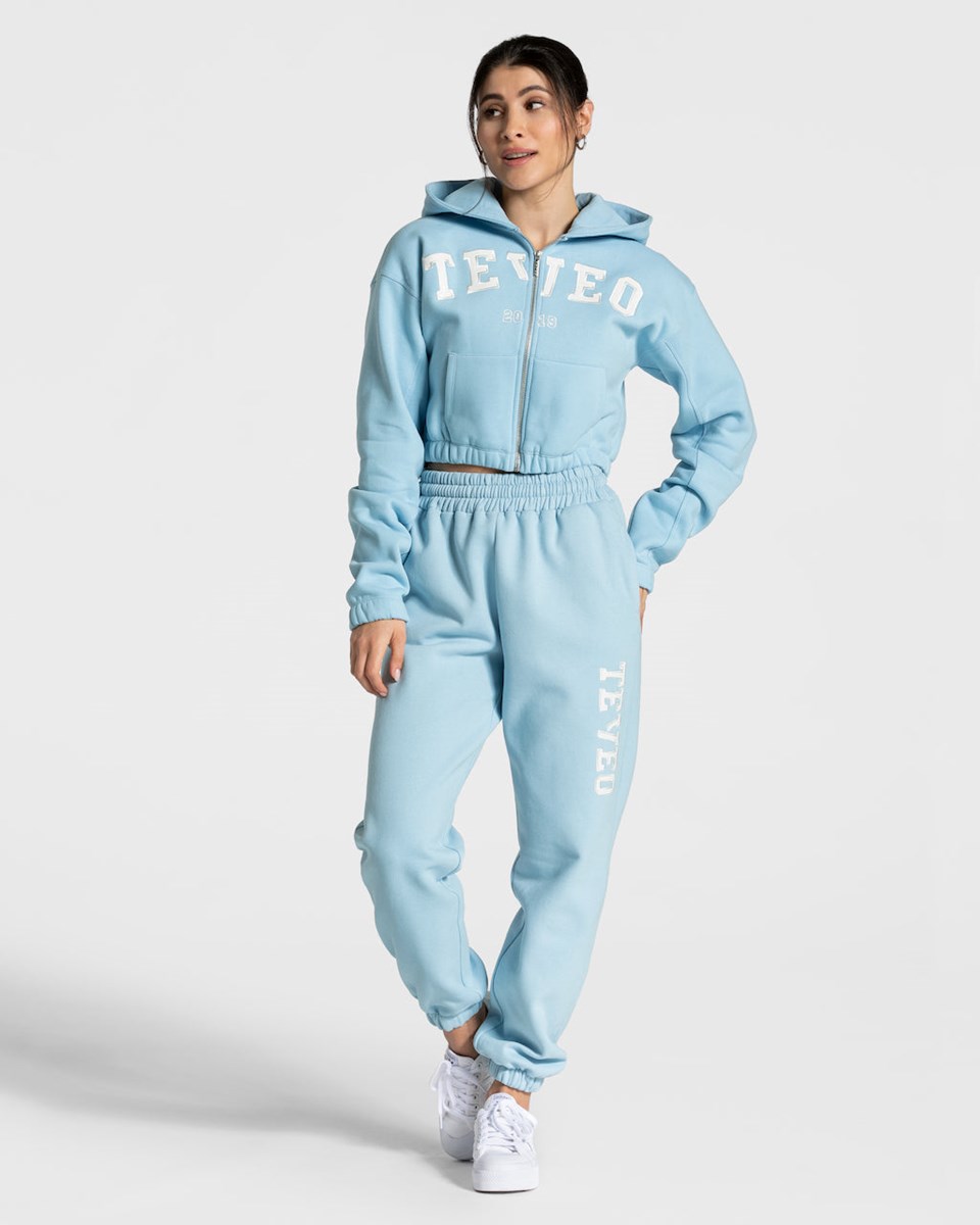 TEVEO College Zip Hoodie Blankyt | OULI-20489
