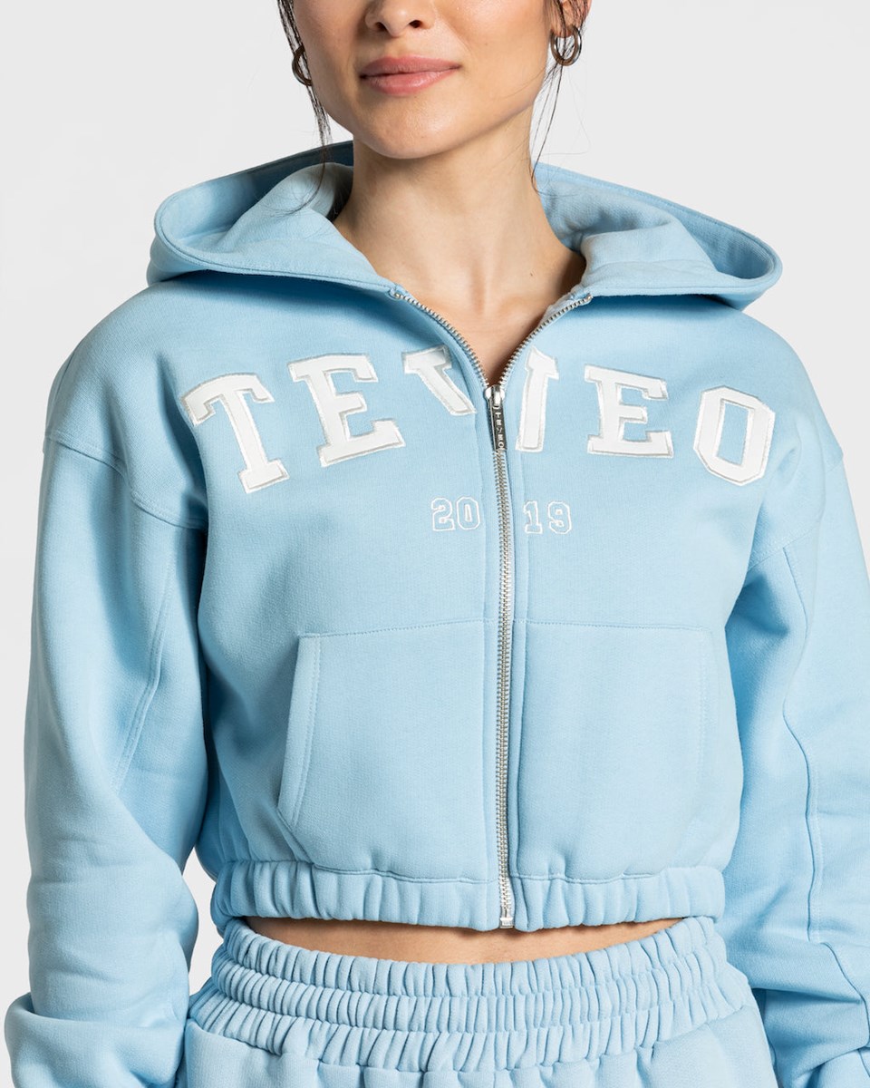 TEVEO College Zip Hoodie Blankyt | OULI-20489