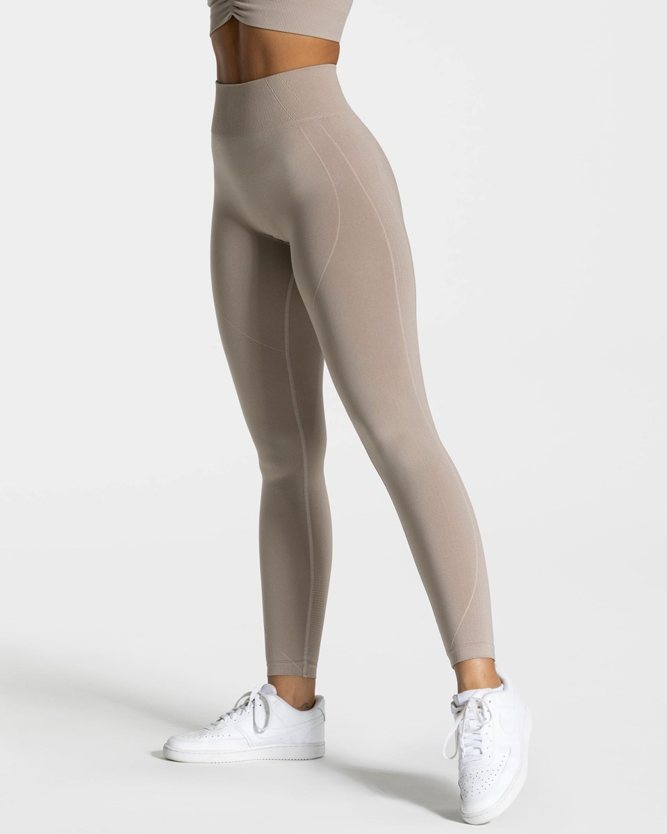 TEVEO Focus Scrunch Leggings Dust | BEXQ-78341