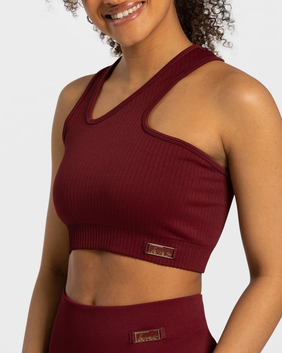 TEVEO Golden Asymmetric Top Bordeaux | AESD-12057
