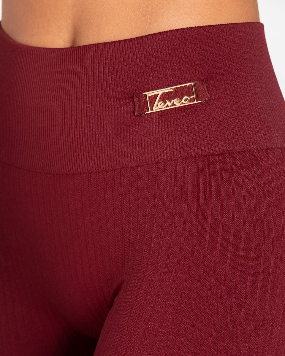 TEVEO Golden Leggings Bordeaux | ODPF-86427