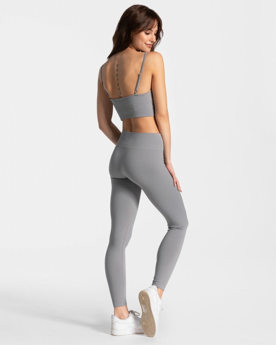 TEVEO Golden Leggings Gray | YJDK-47038