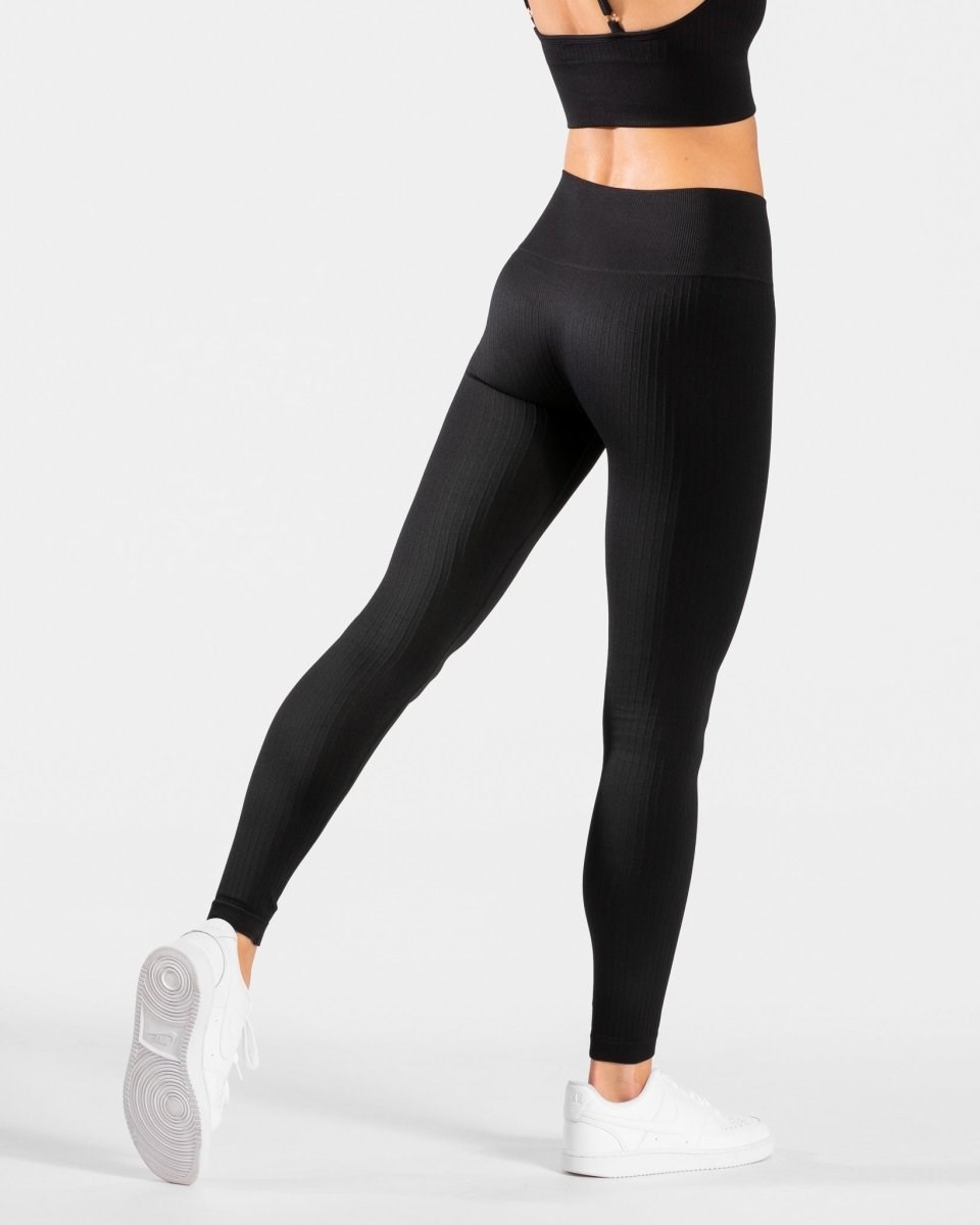 TEVEO Golden Leggings Černé | YMJX-06531