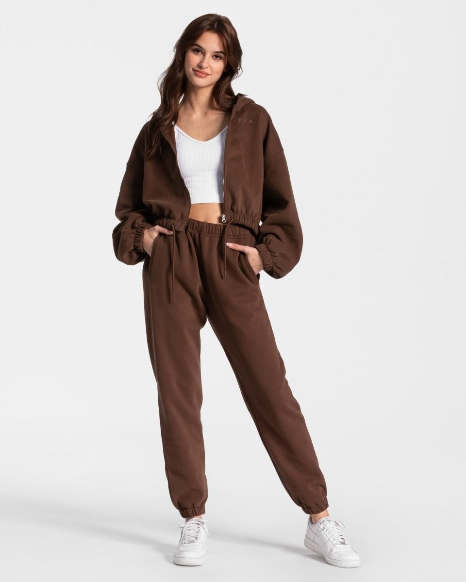 TEVEO Iconic Oversized Jogger Braun | BKQL-25613