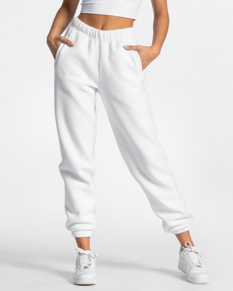 TEVEO Iconic Oversized Jogger Bílé | CPKT-42673