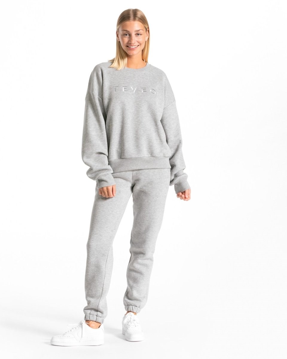TEVEO Iconic Oversized Jogger Gray | GDAY-19634