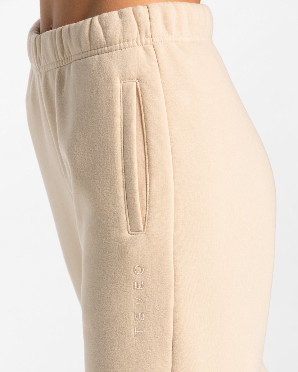TEVEO Iconic Oversized Jogger Nude | KQYC-62745