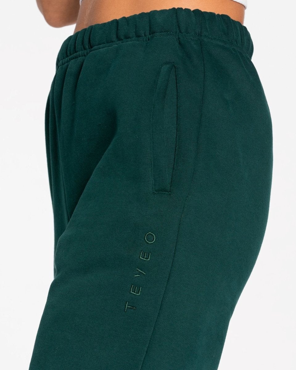 TEVEO Iconic Oversized Jogger Tmavě Zelene | KBNV-85462