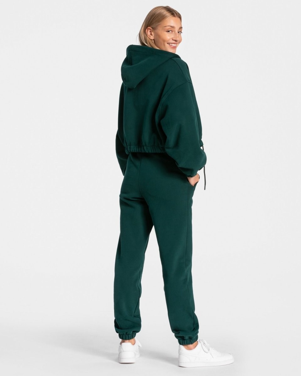 TEVEO Iconic Oversized Jogger Tmavě Zelene | KBNV-85462