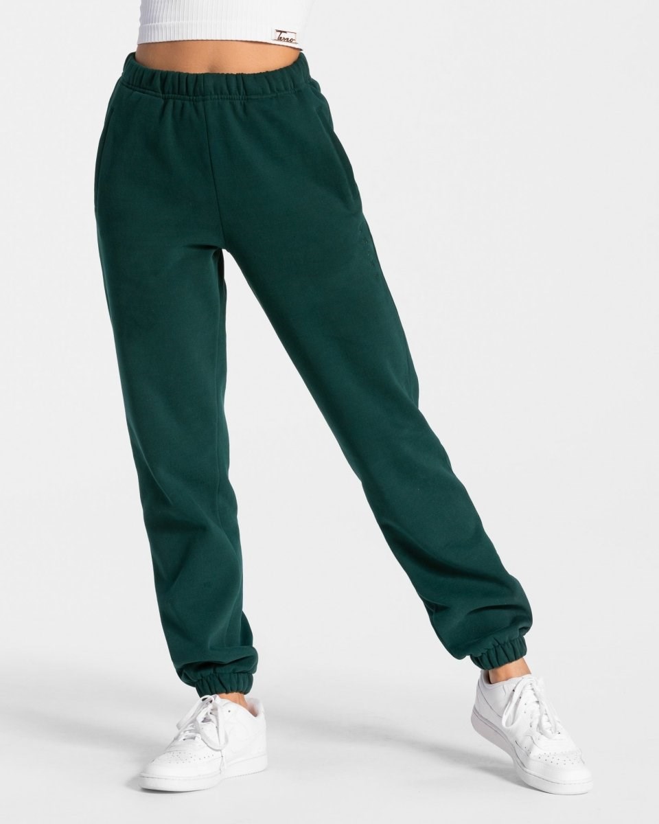 TEVEO Iconic Oversized Jogger Tmavě Zelene | KBNV-85462