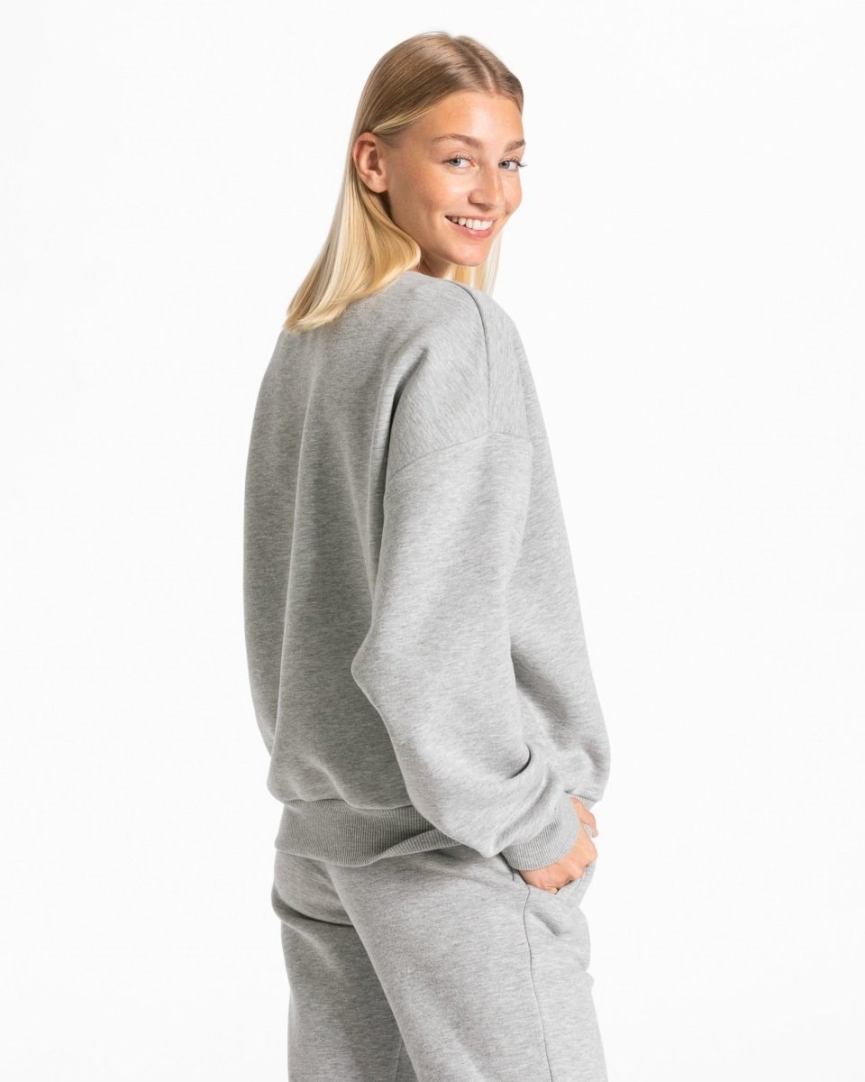TEVEO Iconic Oversized Svetrové Gray | UIJF-27951