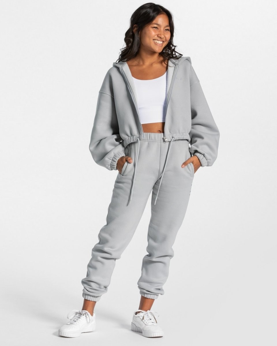 TEVEO Iconic Oversized Zip Hoodie Blankyt | HTEY-97248
