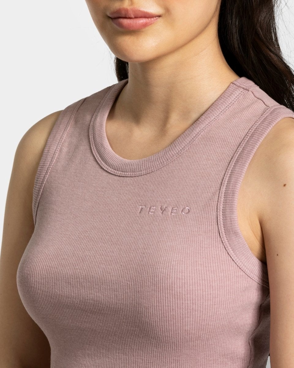 TEVEO Lounge Crop Top Růžové | ILPY-23861