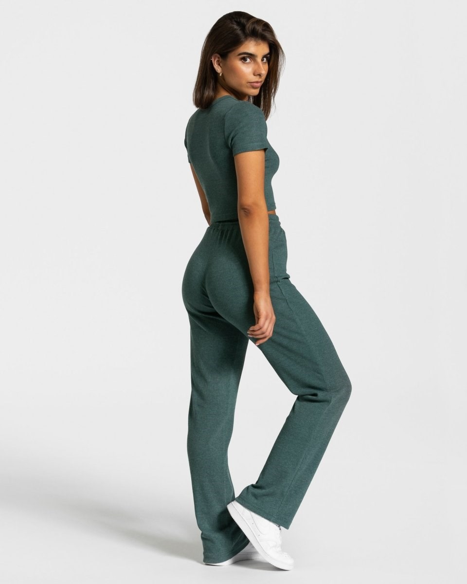 TEVEO Lounge Pants Tmavě Zelene | ANMW-97801