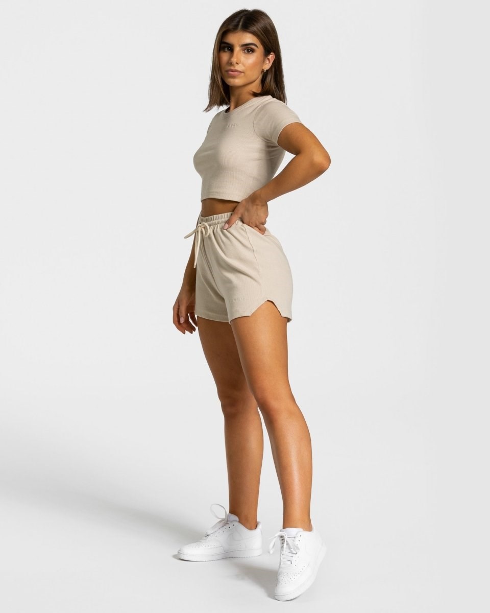 TEVEO Lounge Shorts Béžový | DXWJ-16079