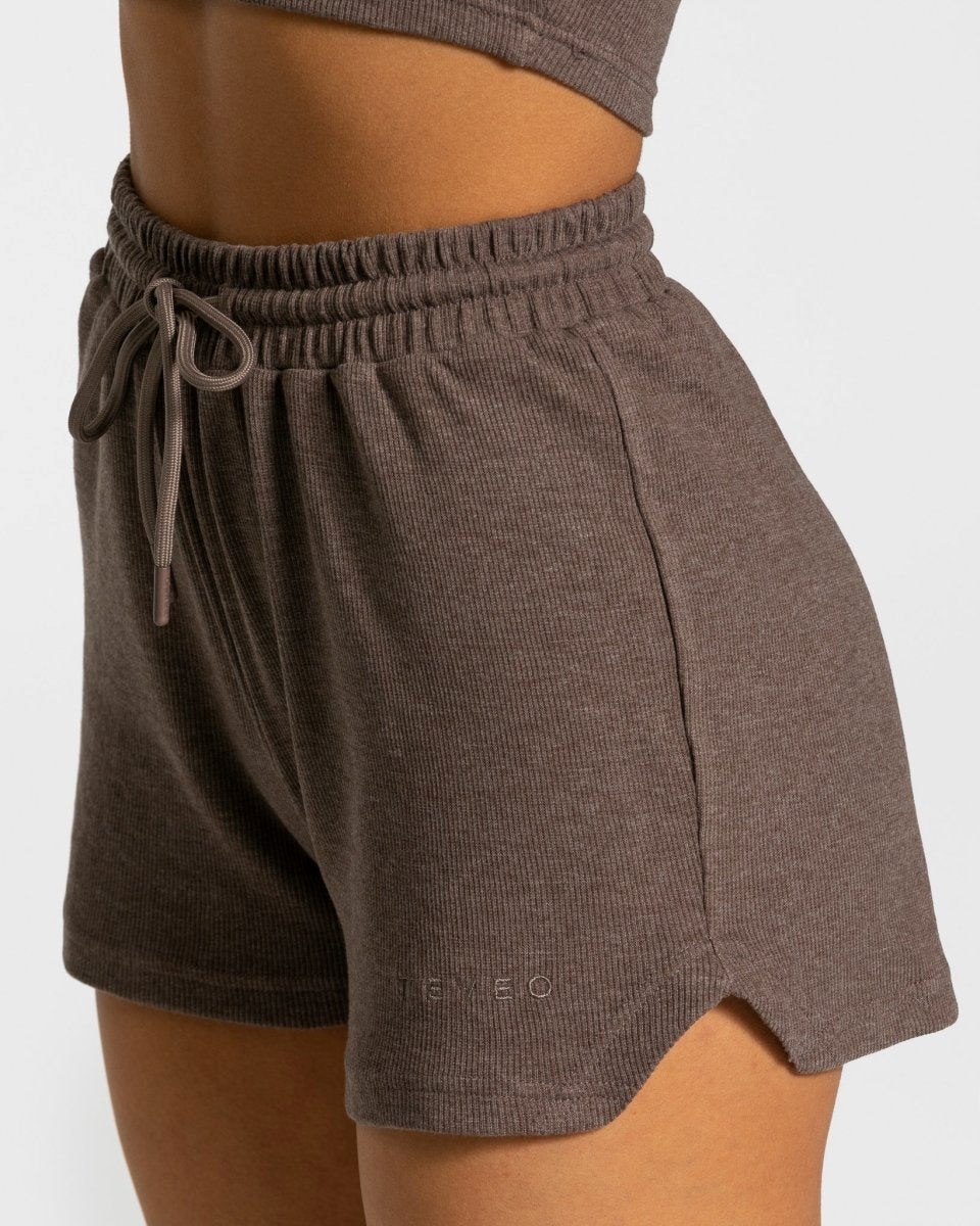 TEVEO Lounge Shorts Tmavě Hnědé | BWOU-17602