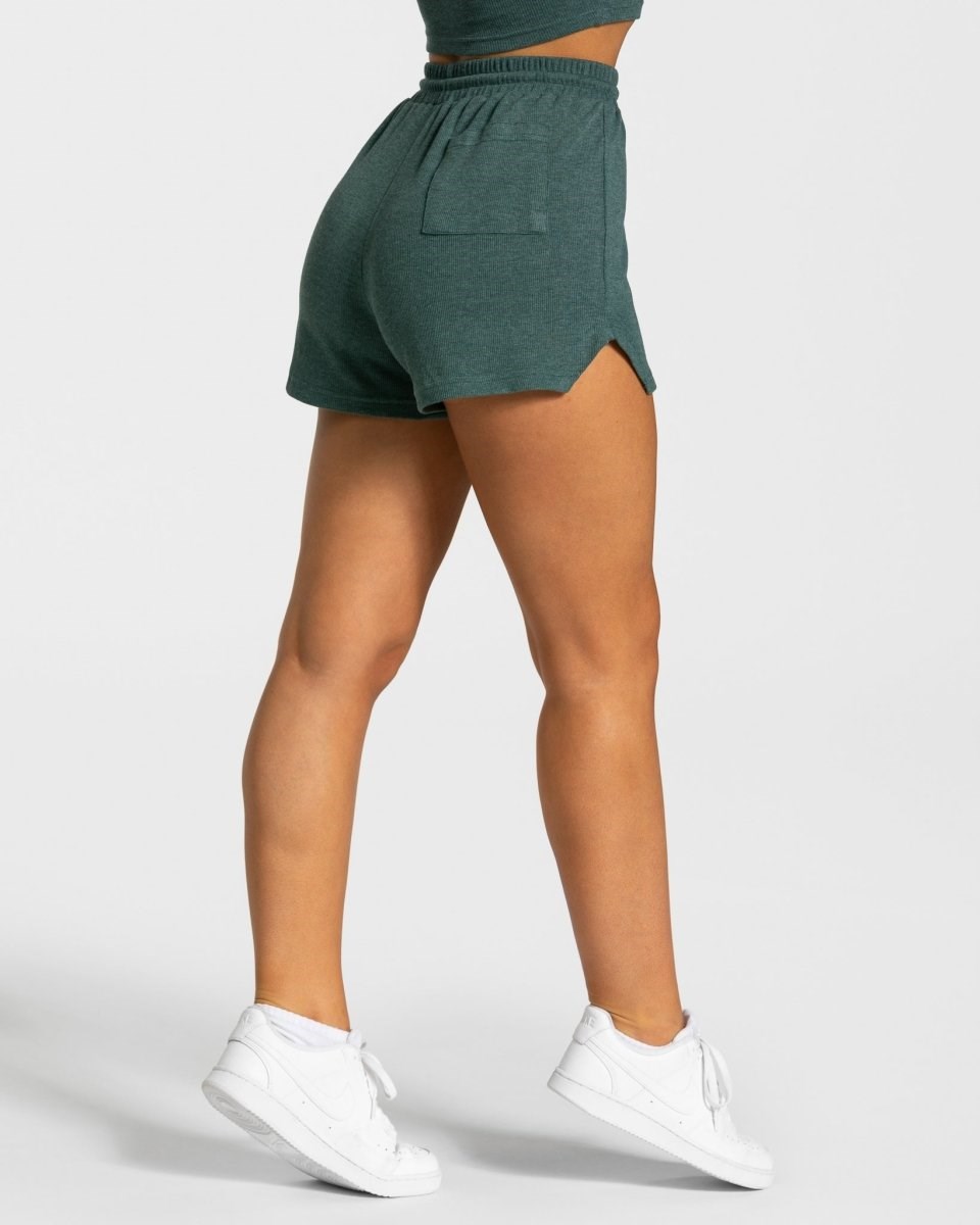 TEVEO Lounge Shorts Tmavě Zelene | ELBJ-84267