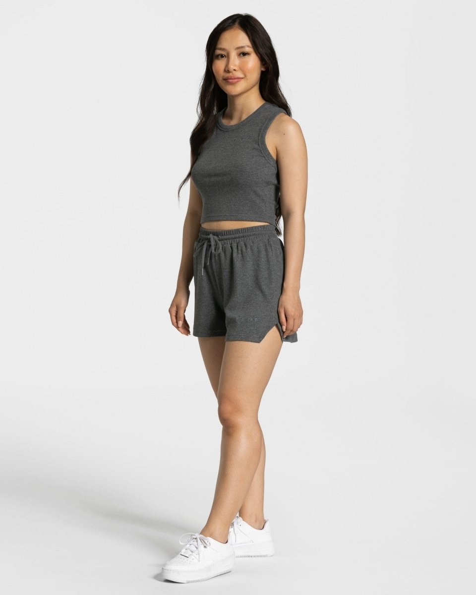 TEVEO Lounge Shorts Tmavě Šedé | ORYF-46520