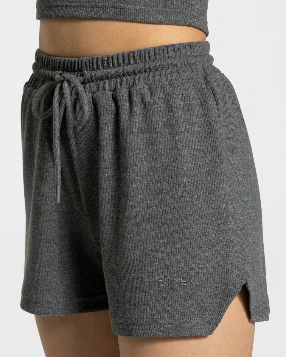 TEVEO Lounge Shorts Tmavě Šedé | ORYF-46520