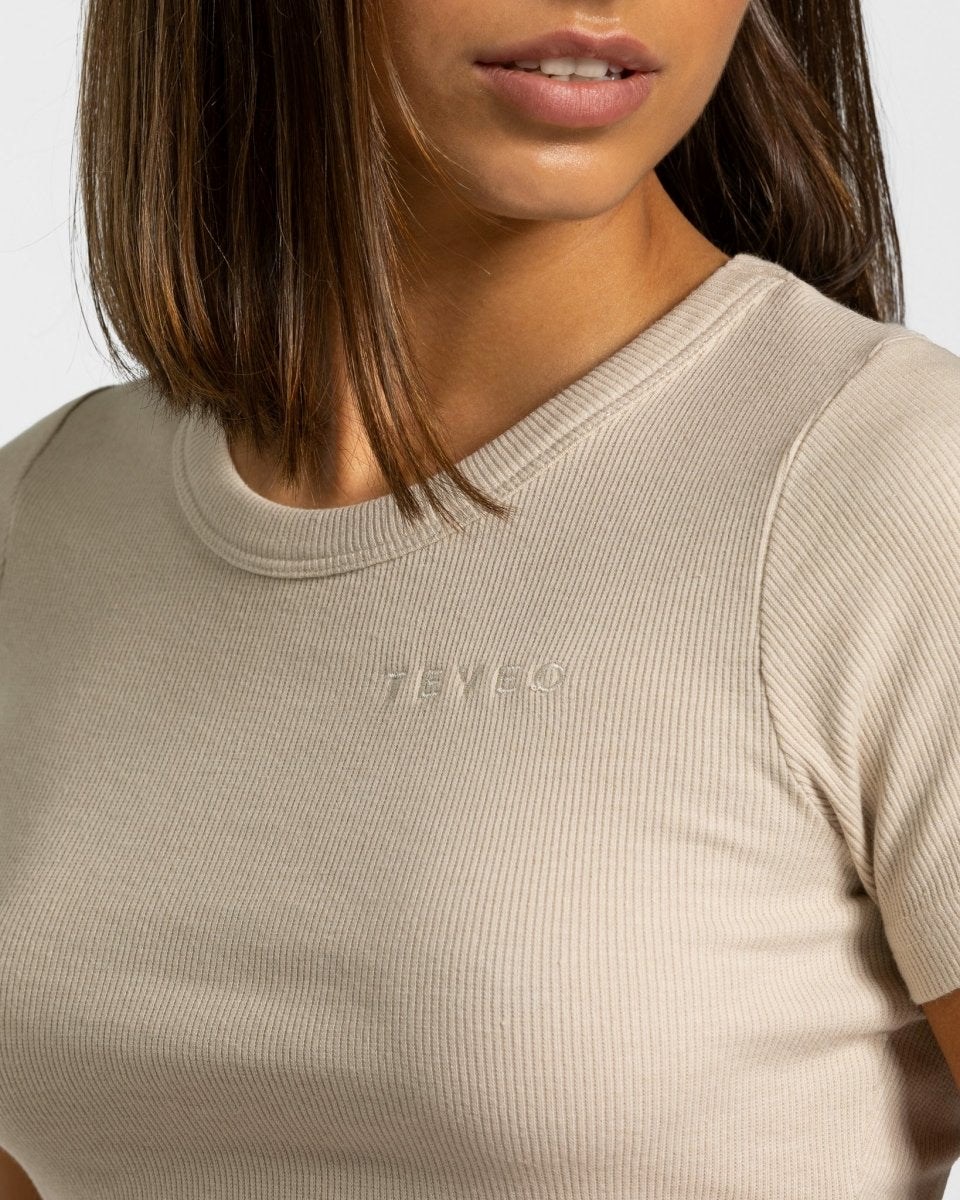 TEVEO Lounge T-Shirt Béžový | PQEU-95672