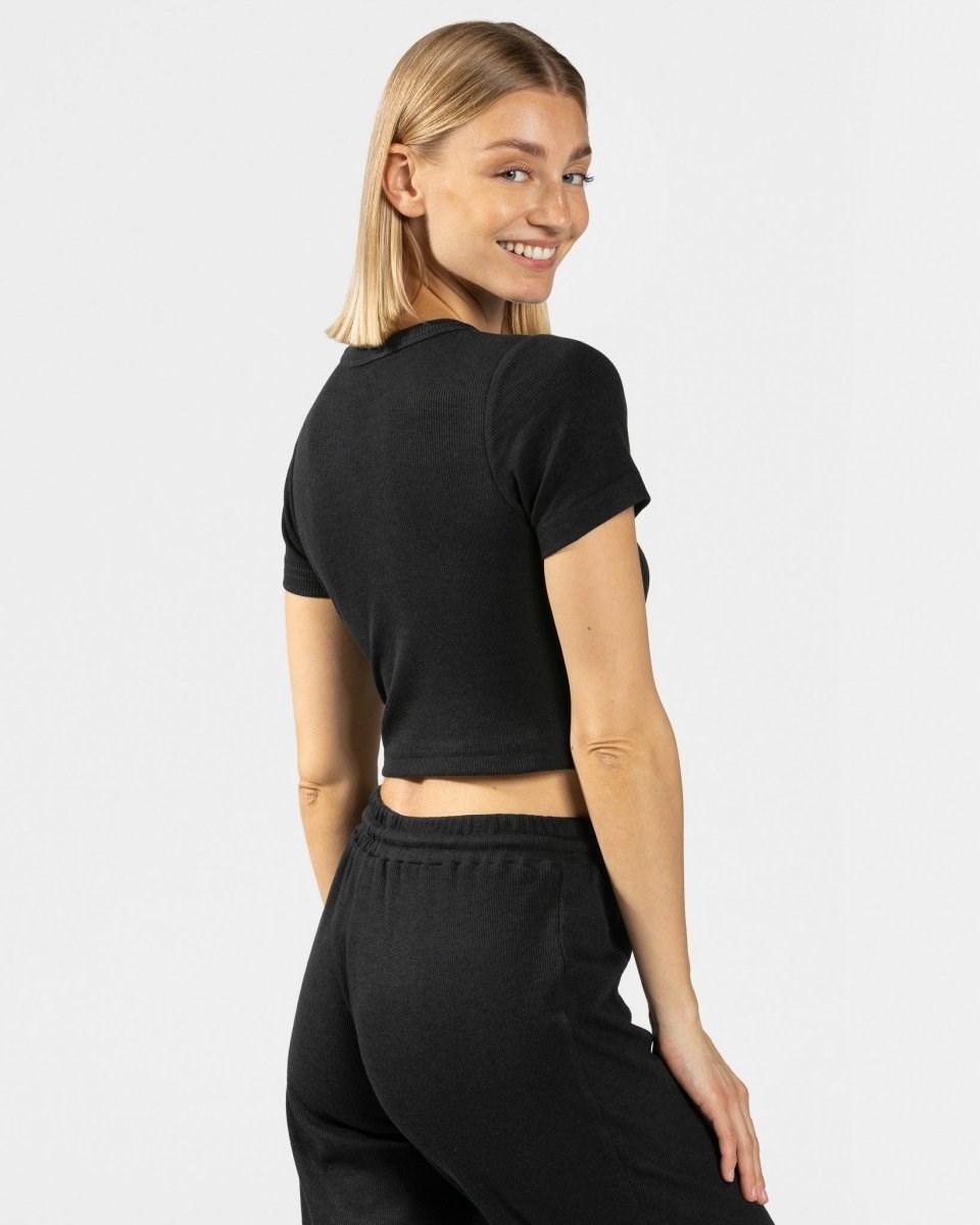 TEVEO Lounge T-Shirt Černé | SGIW-41365
