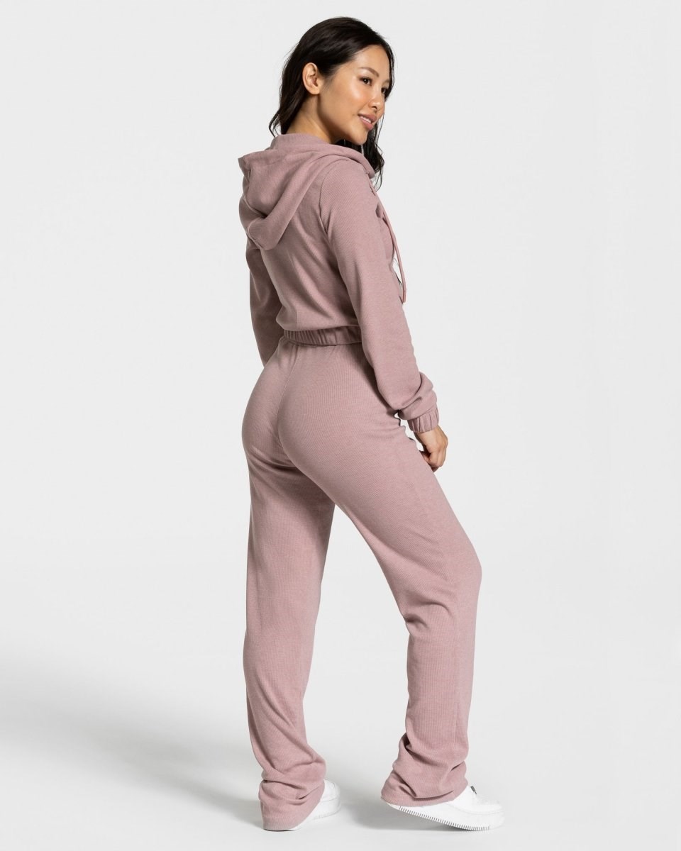 TEVEO Lounge Zip Hoodie Růžové | SFDI-98513