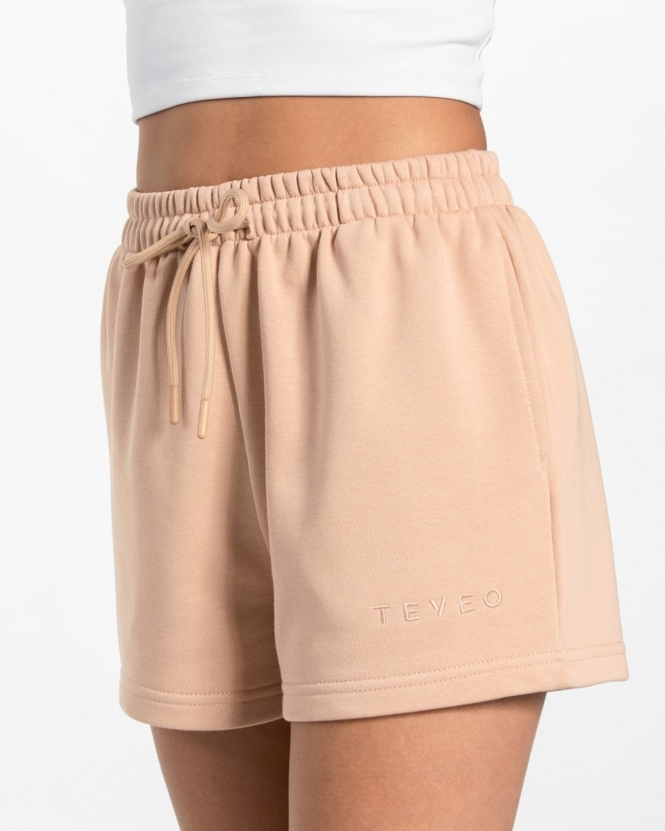 TEVEO Oversized Shorts Nude | ZSQR-04592