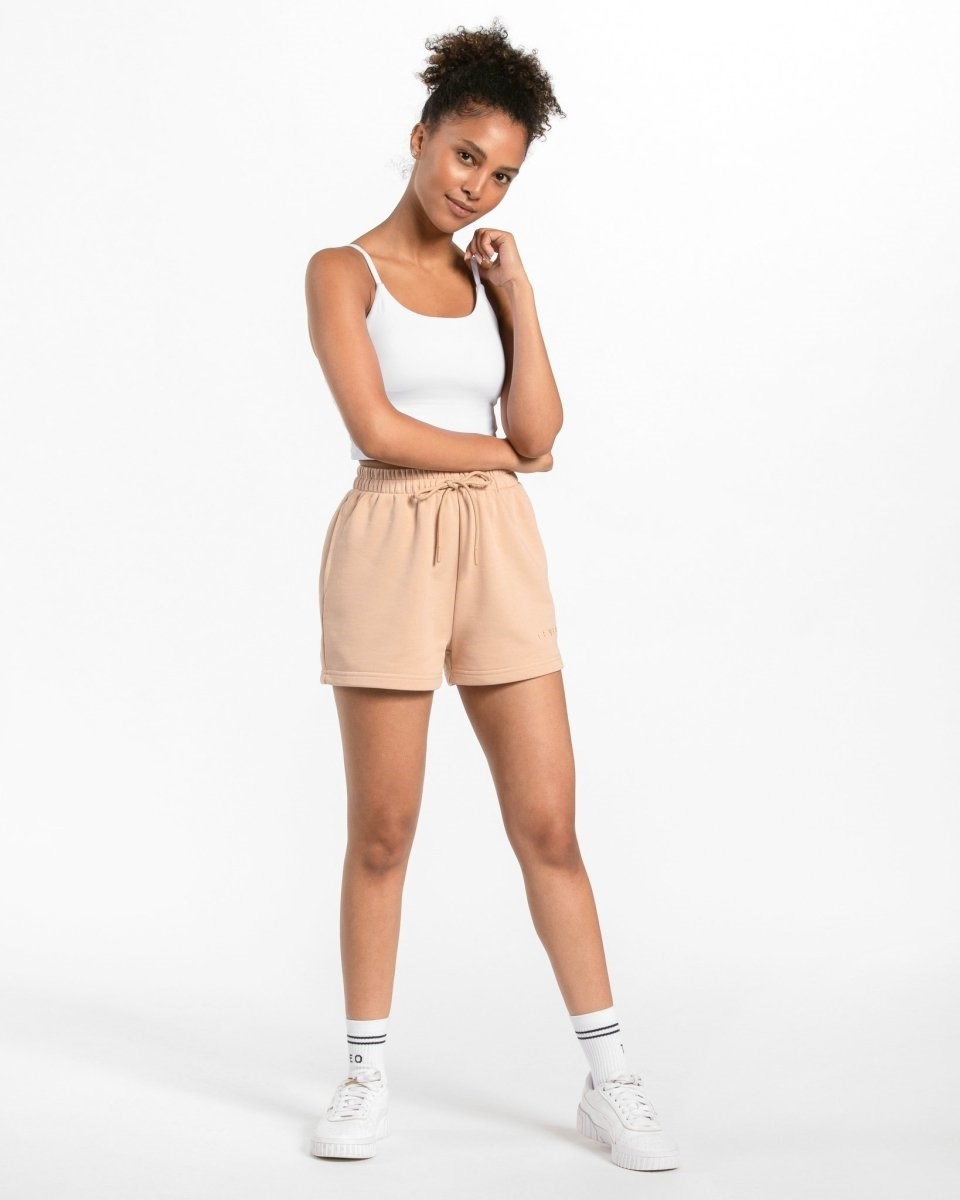 TEVEO Oversized Shorts Nude | ZSQR-04592