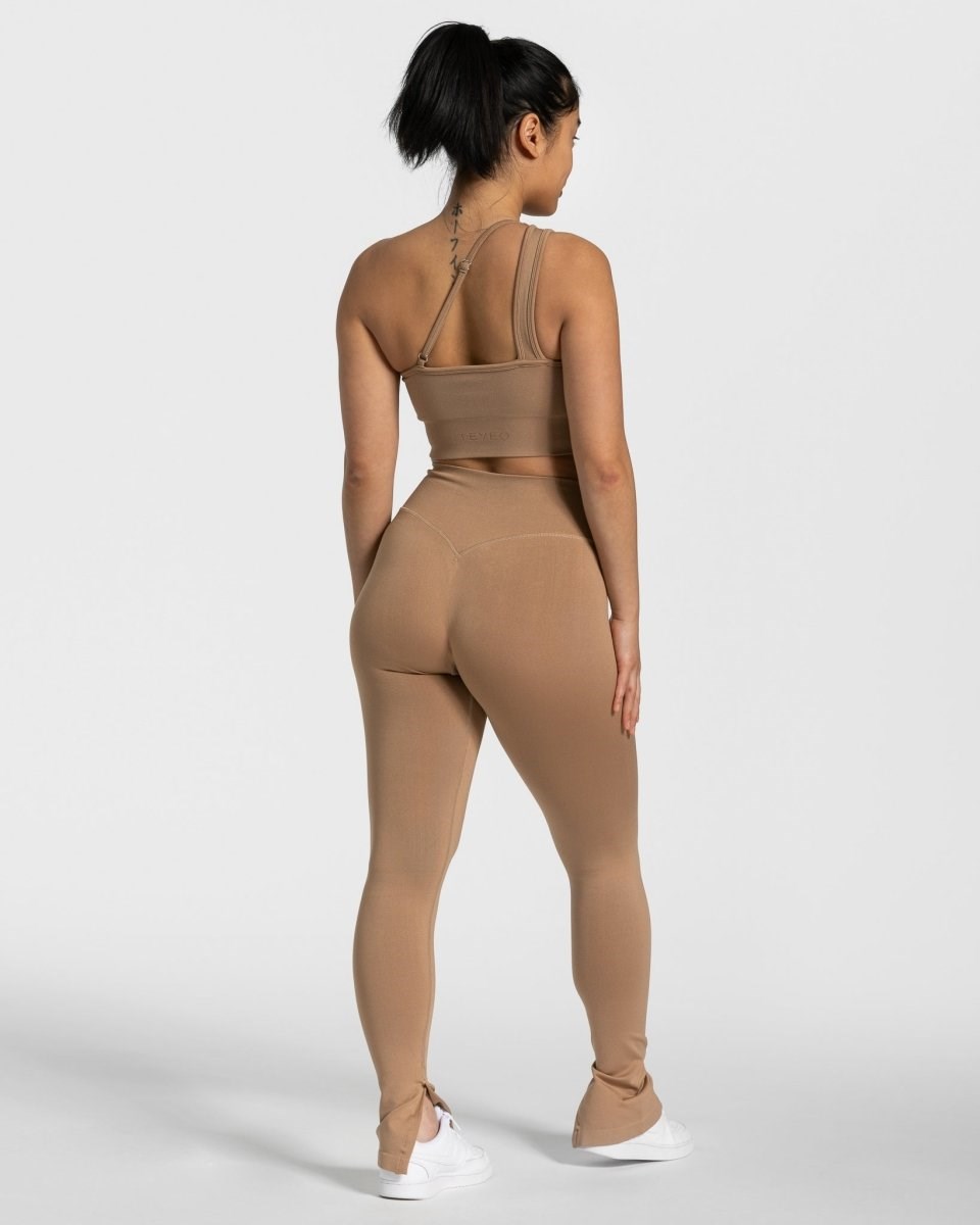 TEVEO Sassy One Shoulder Bh Béžový | TRBX-73629