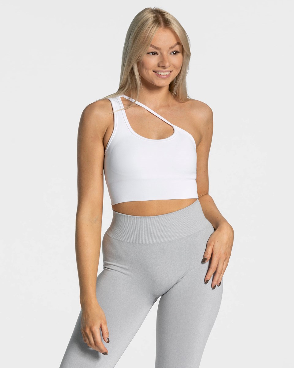 TEVEO Sassy One Shoulder Bh Bílé | DBTI-29768