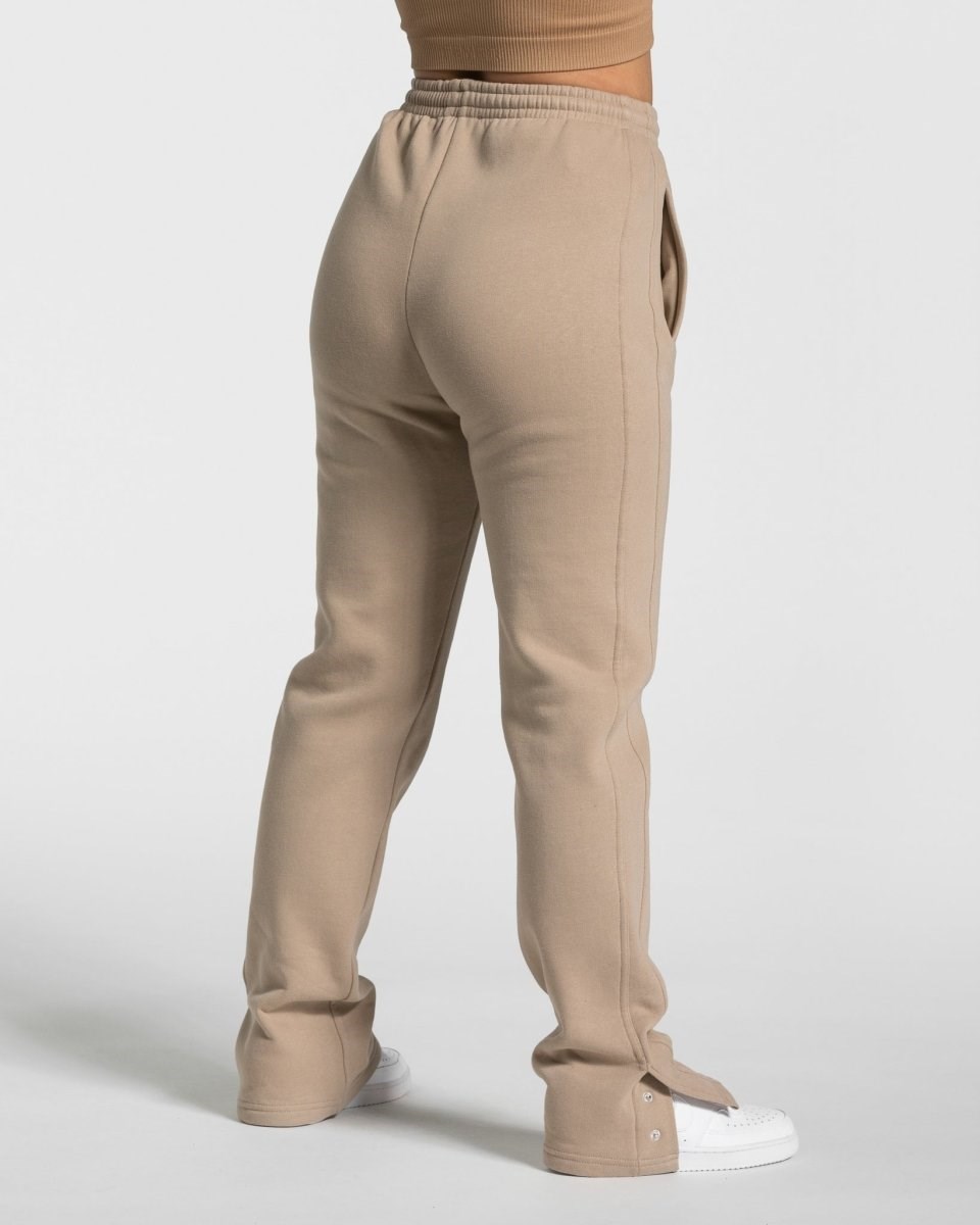 TEVEO Sassy Slit Jogger Béžový | OXET-48935