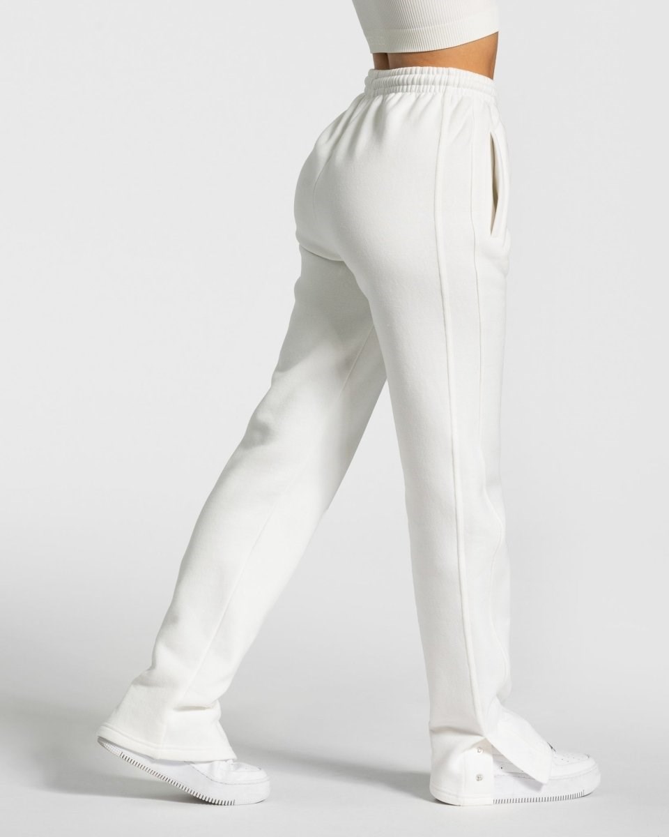 TEVEO Sassy Slit Jogger Bílé | YCDI-45869