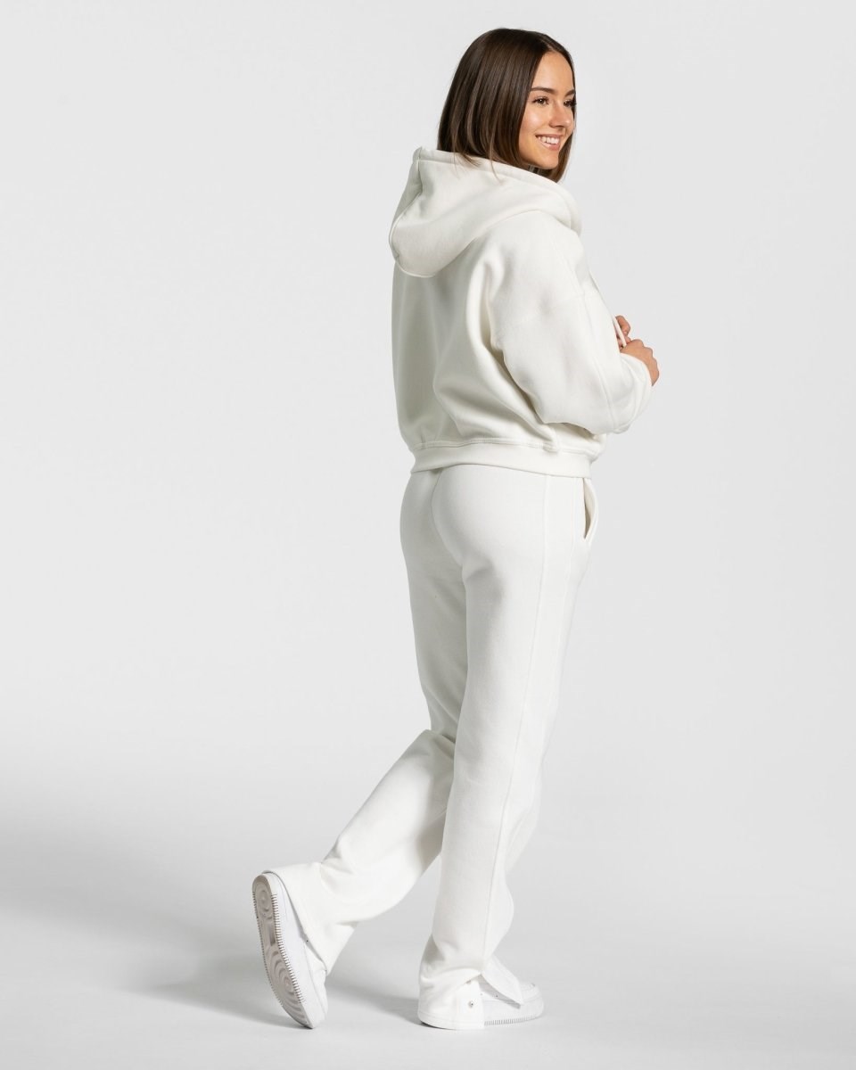 TEVEO Sassy Slit Jogger Bílé | YCDI-45869