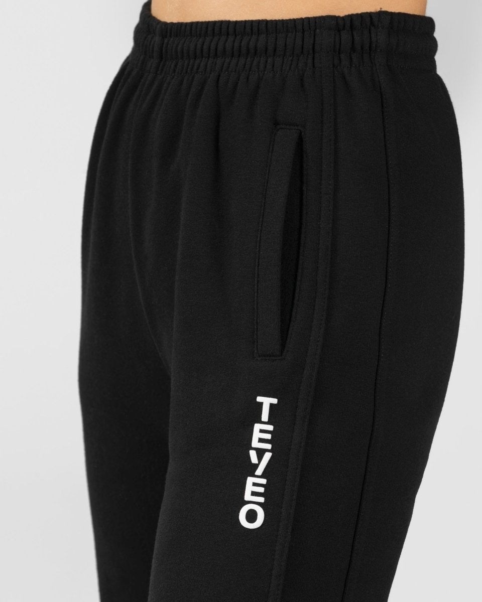 TEVEO Sassy Slit Jogger Černé | EVZY-90487