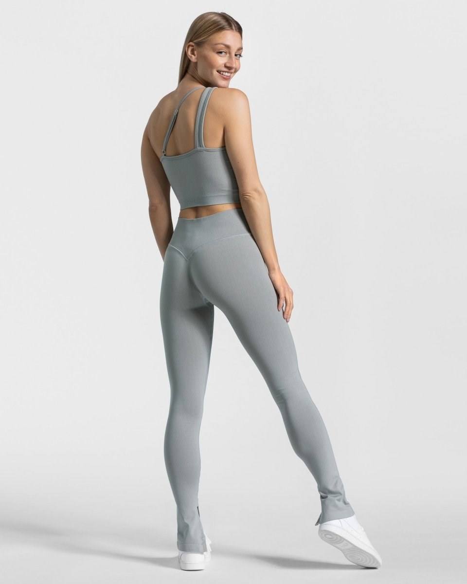 TEVEO Sassy Slit Leggings Blankyt | OBQR-84192