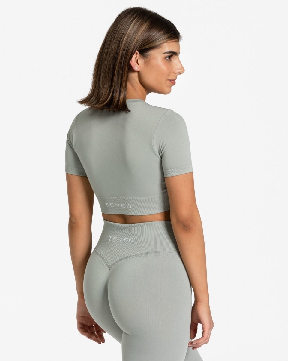 TEVEO Sensation Crop Top Gray | IVWC-24386