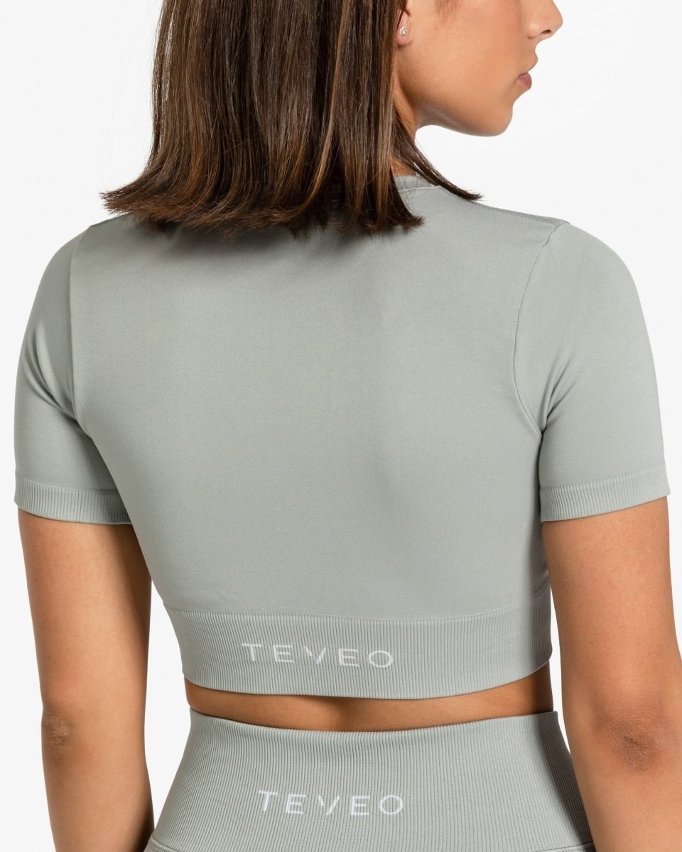 TEVEO Sensation Crop Top Gray | IVWC-24386