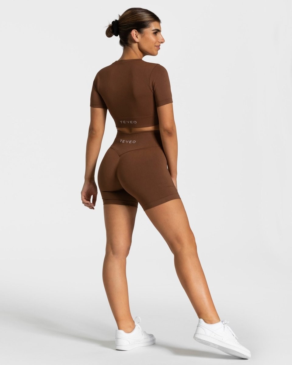 TEVEO Sensation Crop Top Karamell | QNHM-51493